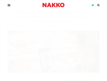 Tablet Screenshot of nakko.com